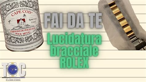 lucidare bracciale rolex|ATTENZIONE alla LUCIDATURA CASALINGA di un bracciale .